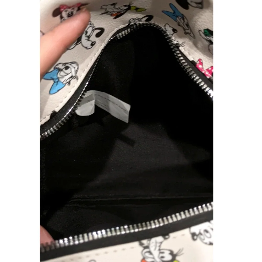 NWT Disney Mickey & Co Mini Backpack Unisex Mini White Character Print 3D Ears